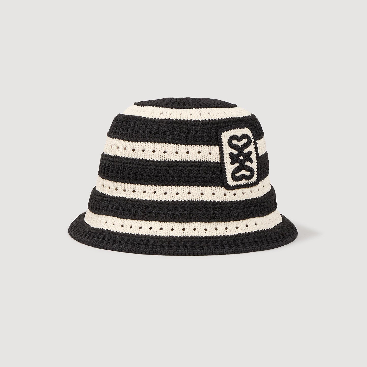 Gorro de pescador ganchillo a rayas