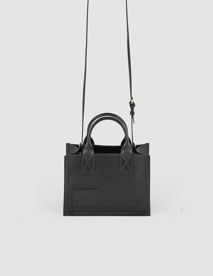 Bolso cabás pequeño Kasbah de piel lisa