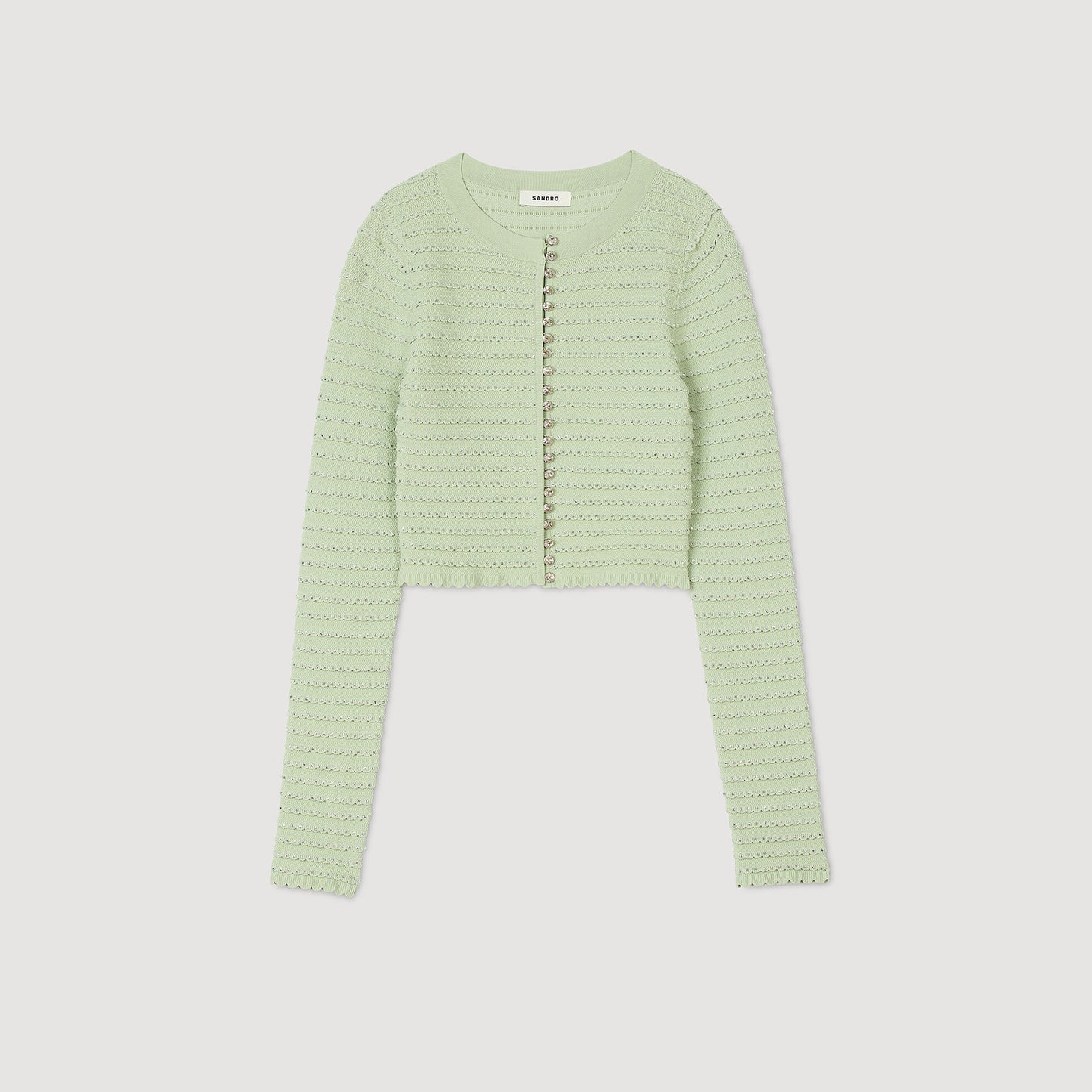 Cárdigan con strass