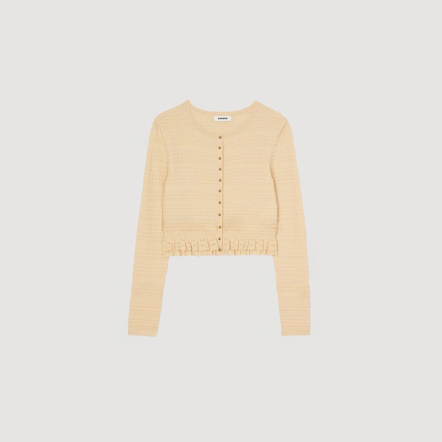 Cárdigan con volantes