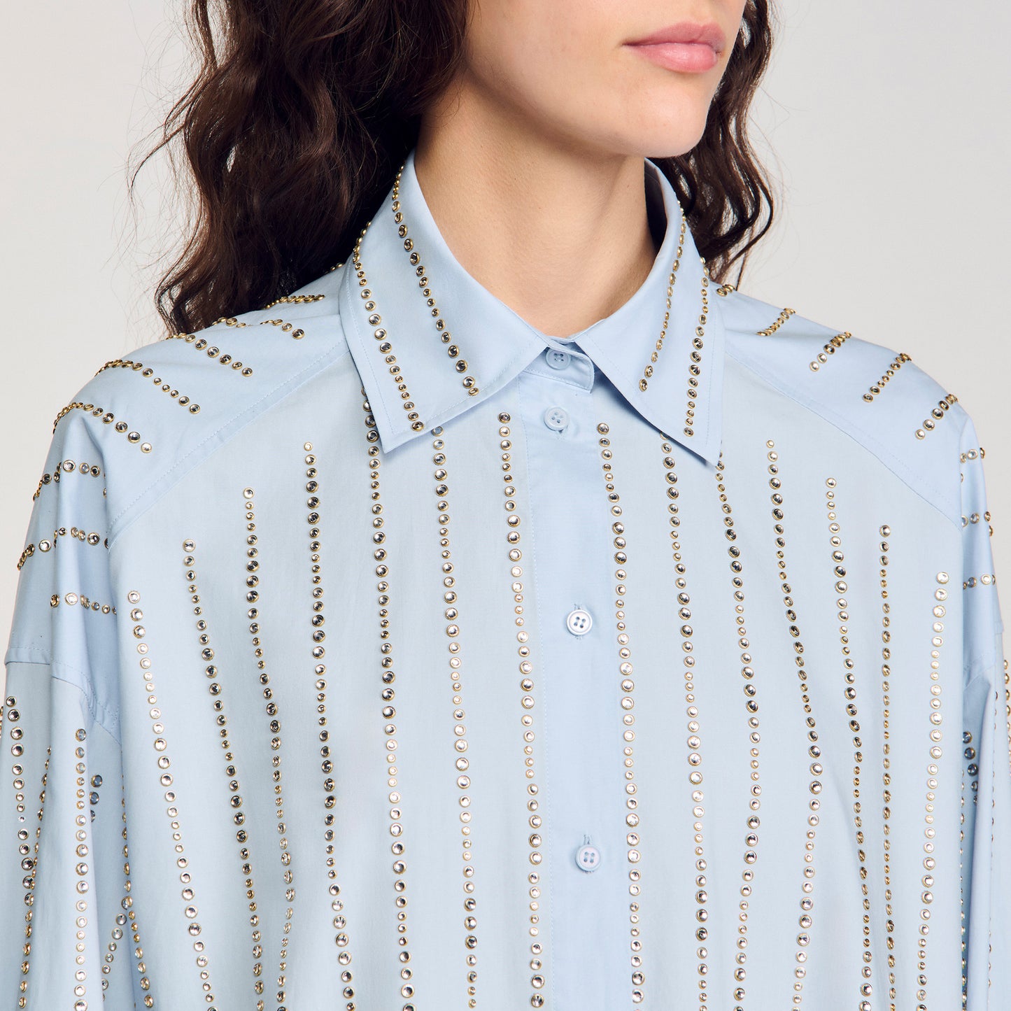 Camisa con strass