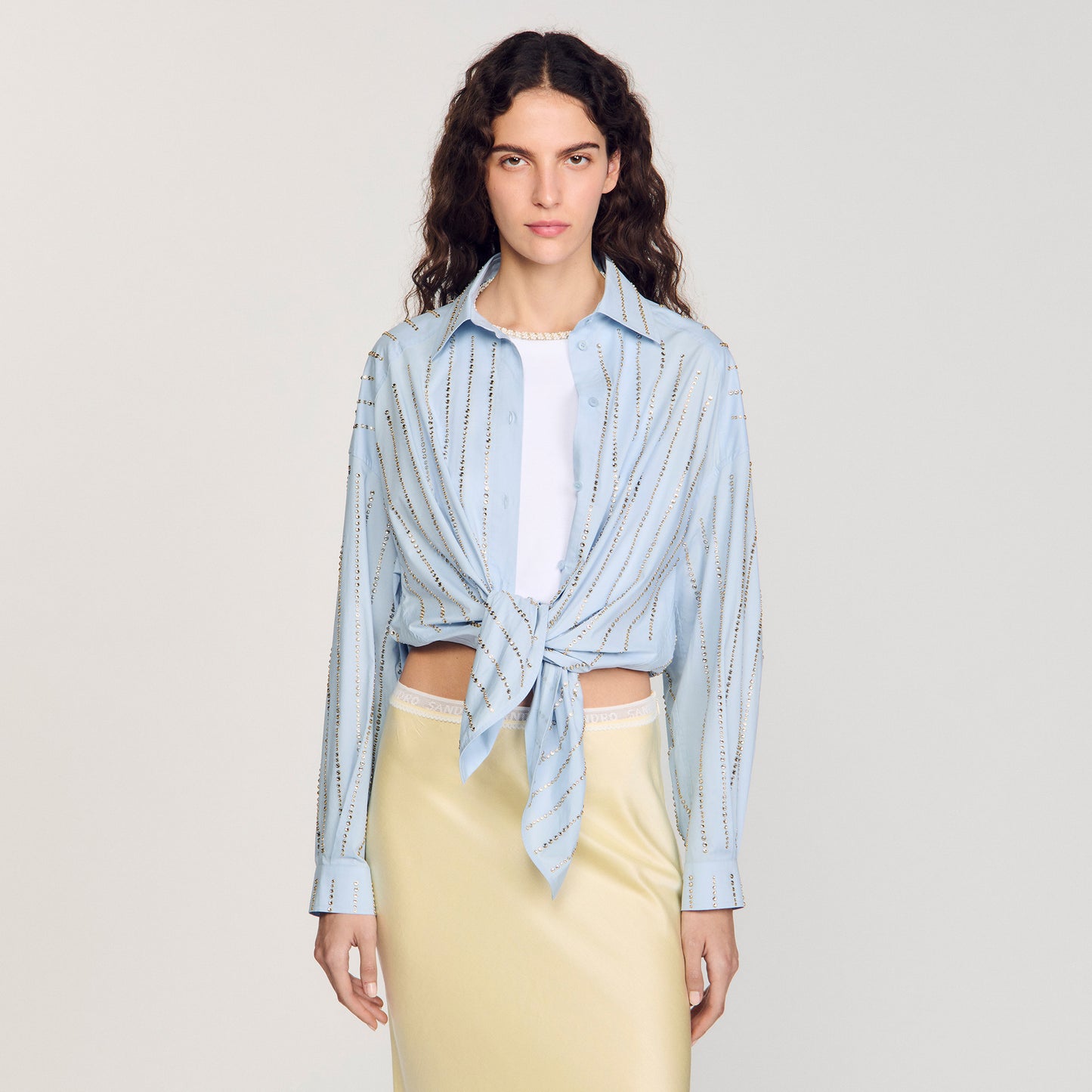 Camisa con strass