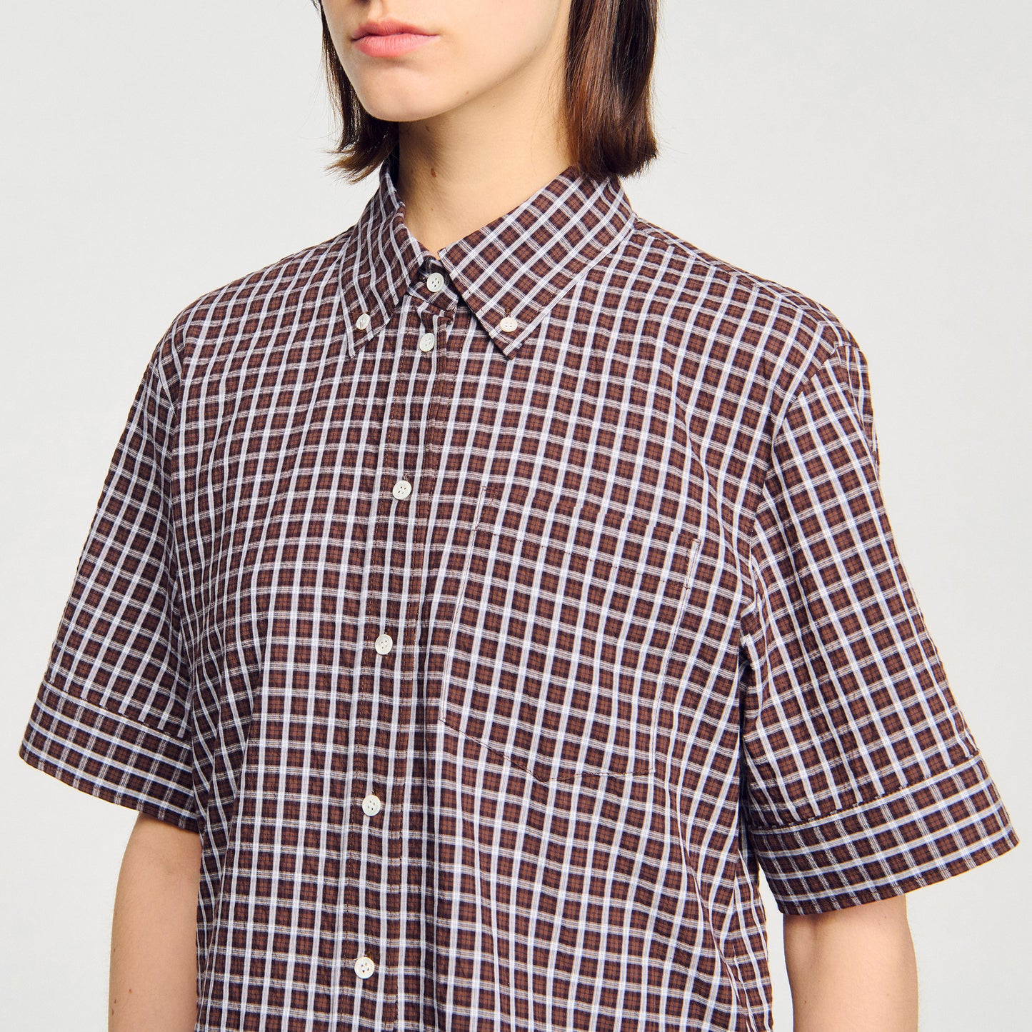 Camisa oversize a cuadros