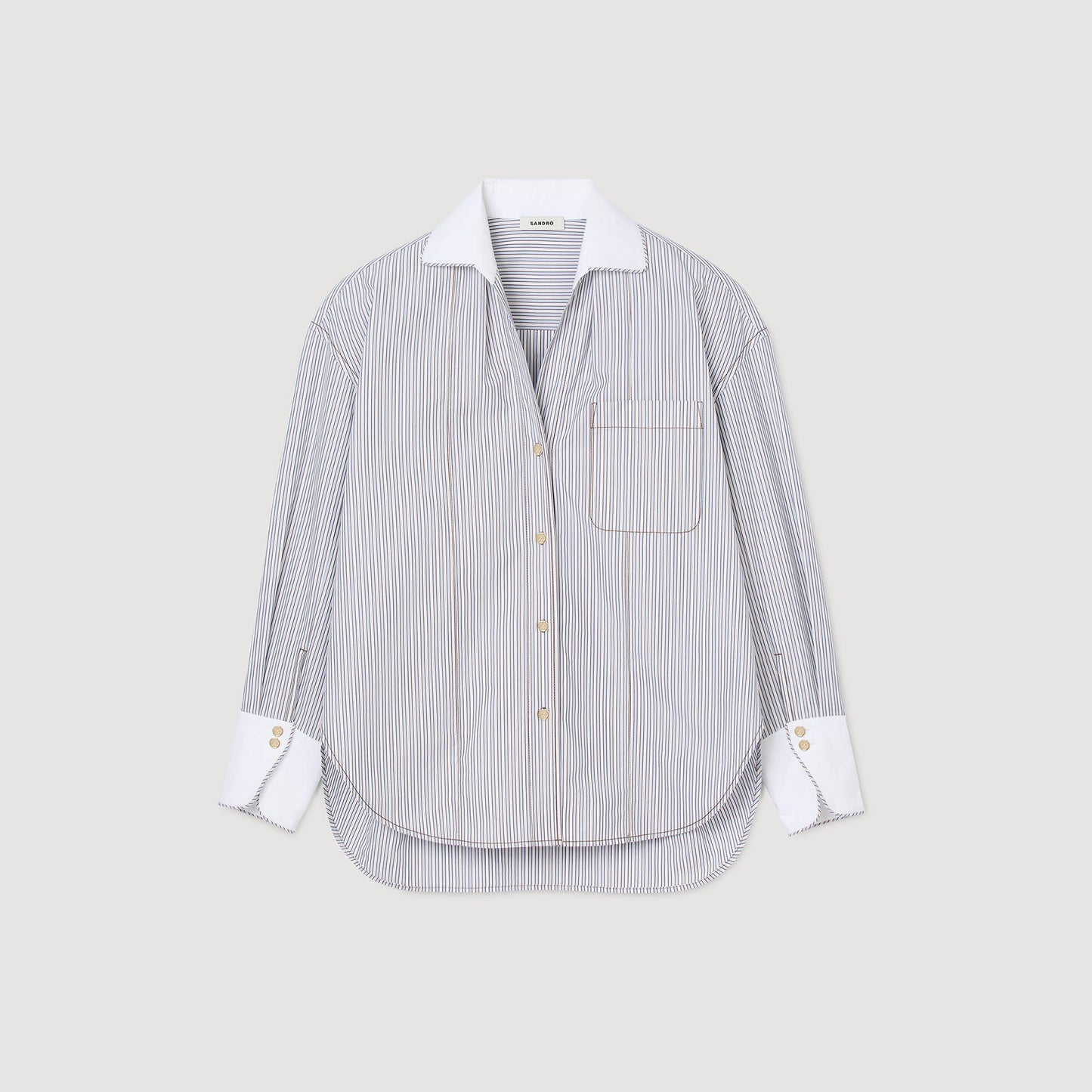 Camisa oversize a rayas
