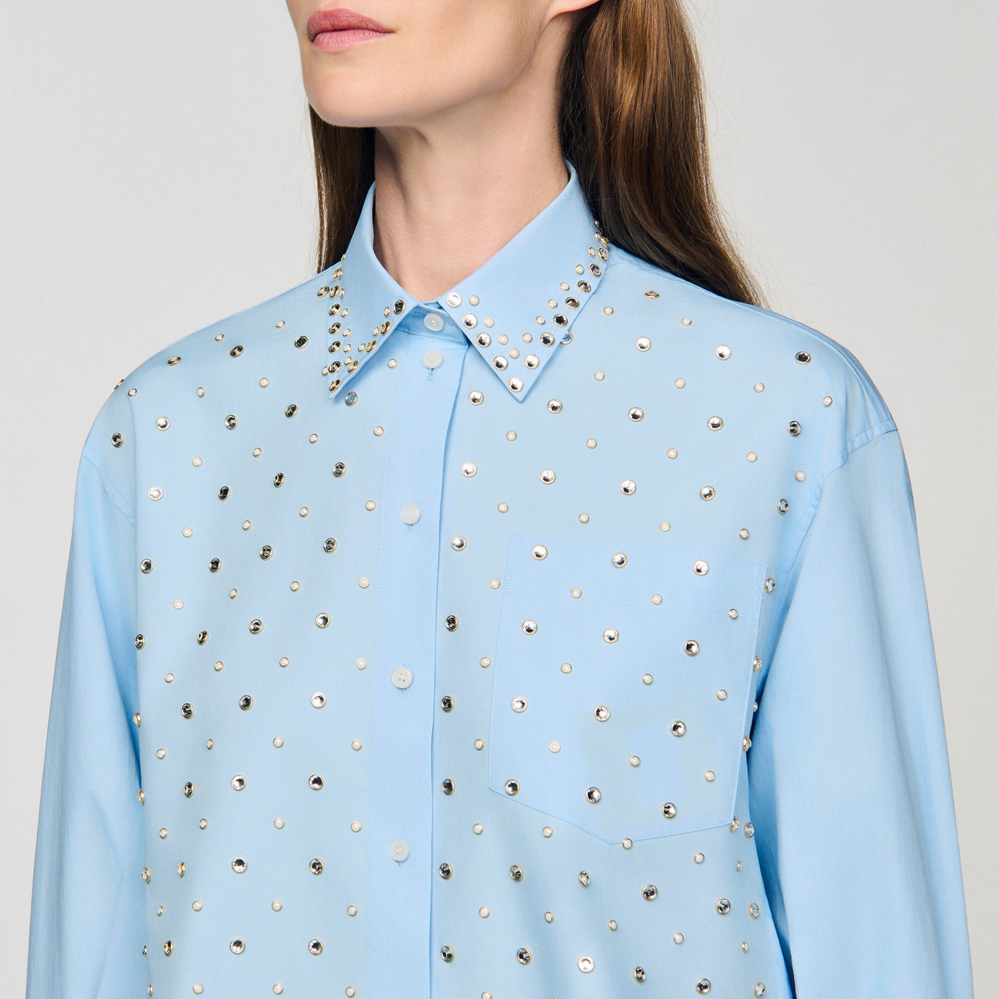 Camisa con strass