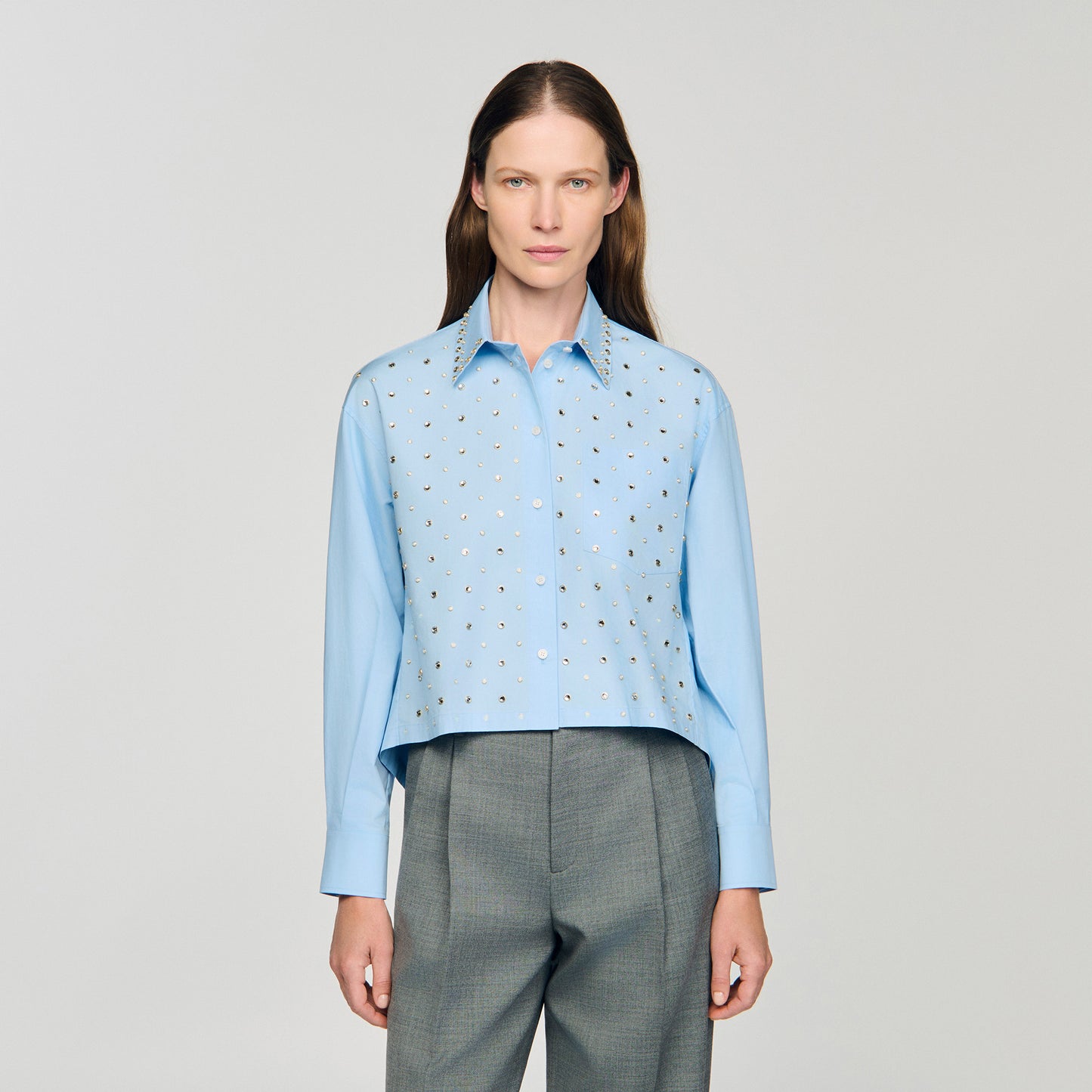 Camisa con strass