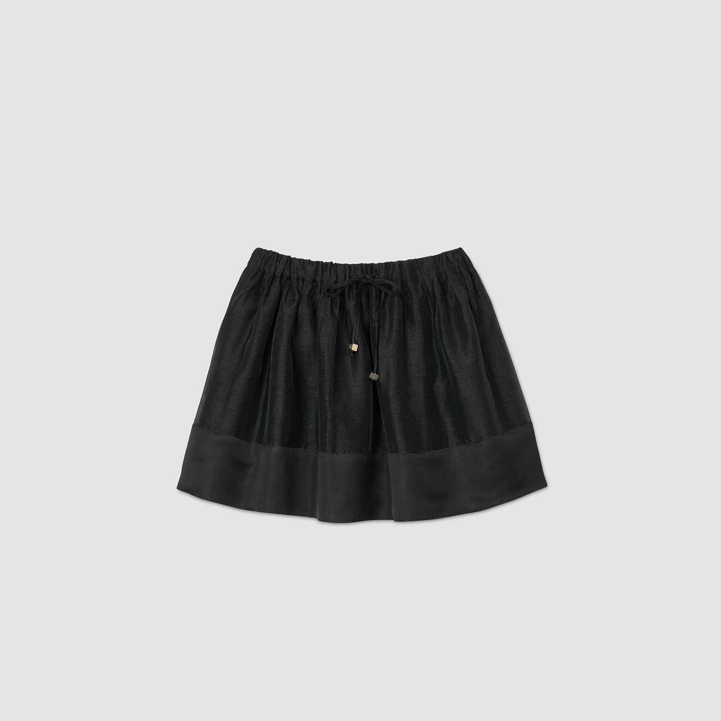 Falda corta bimaterial