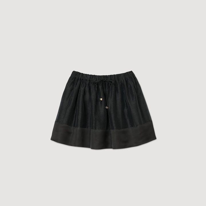 Falda corta bimaterial