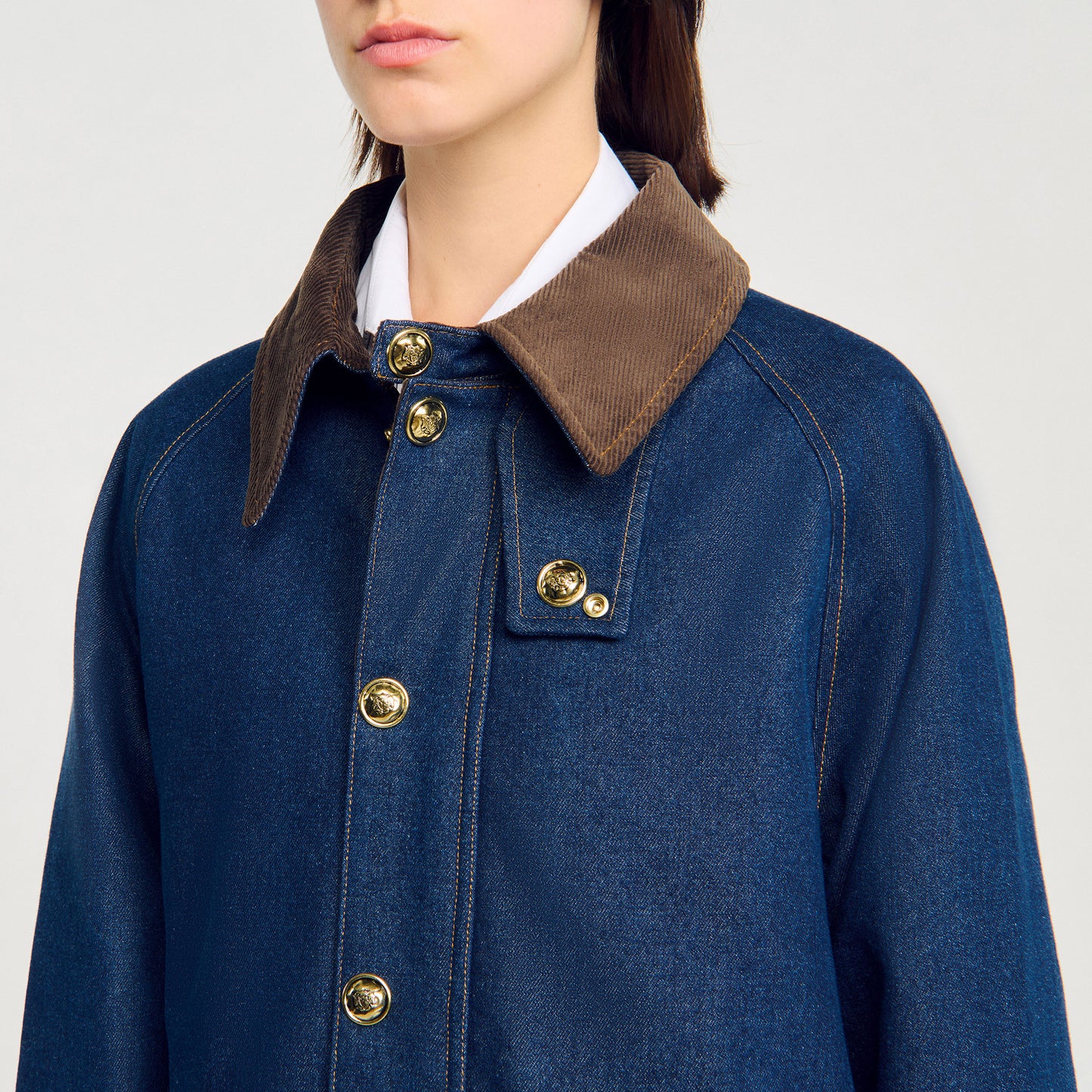 Chaqueta de trabajo de denim