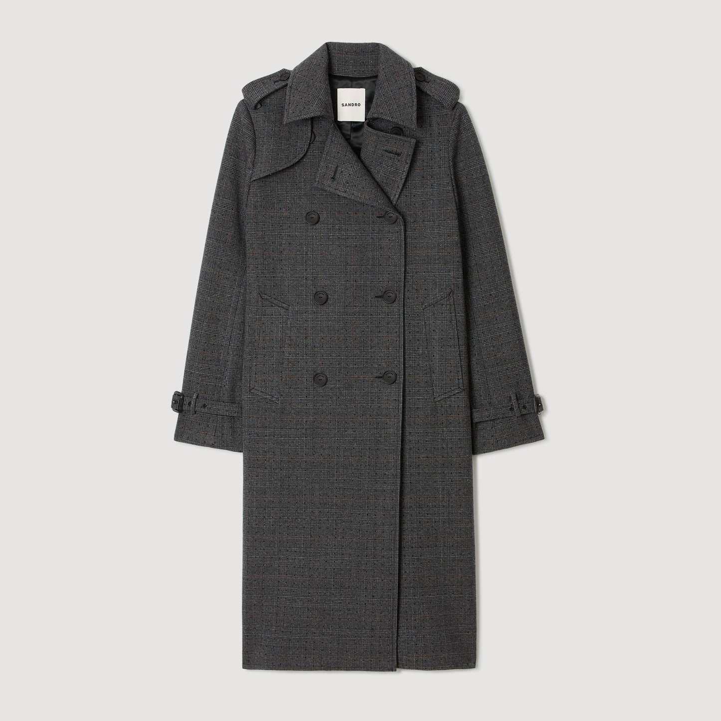 Gabardina con strass