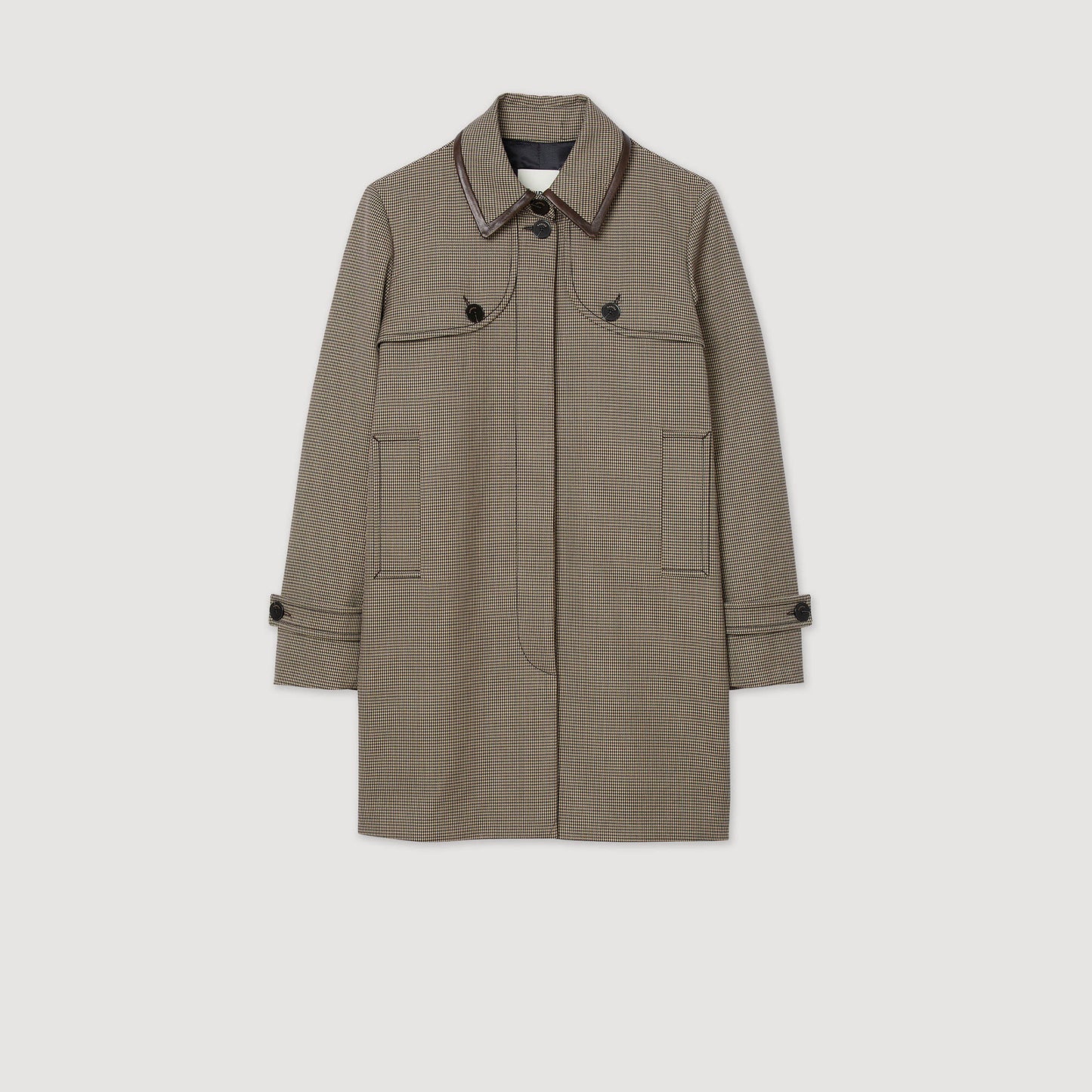 Gabardina de pata de gallo