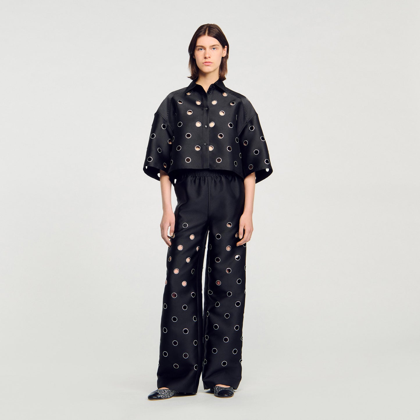 Pantalón con strass
