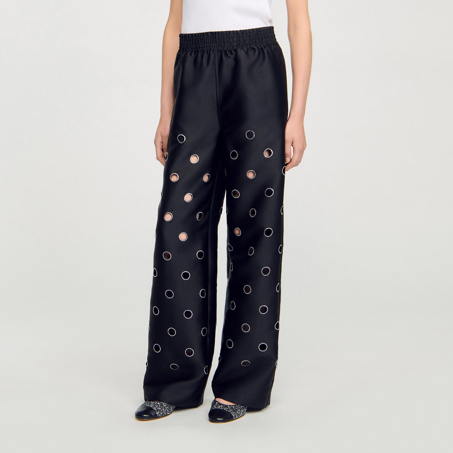 Pantalón con strass