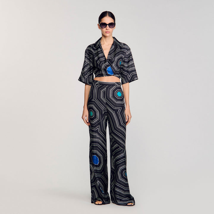 Pantalón de mujer Sandro Louise Bourgeois