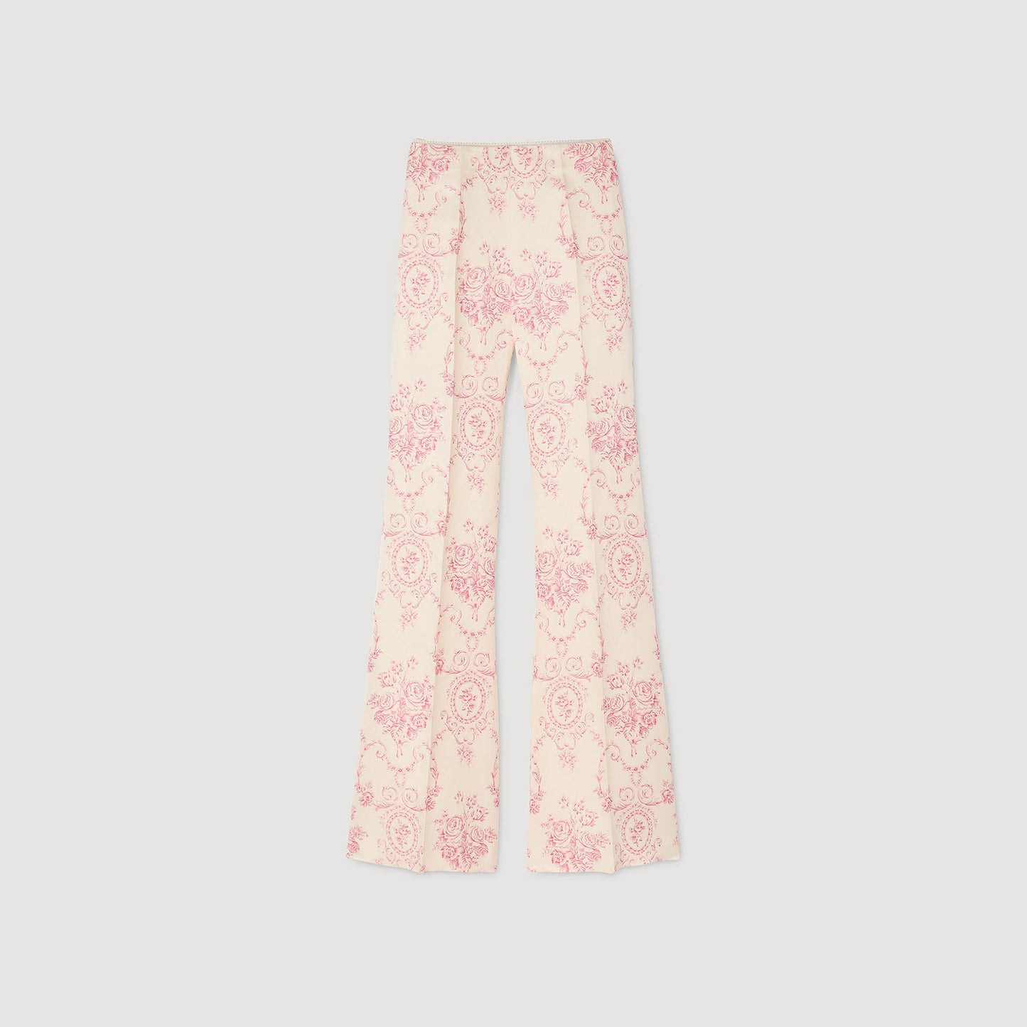 Pantalón con estampado floral