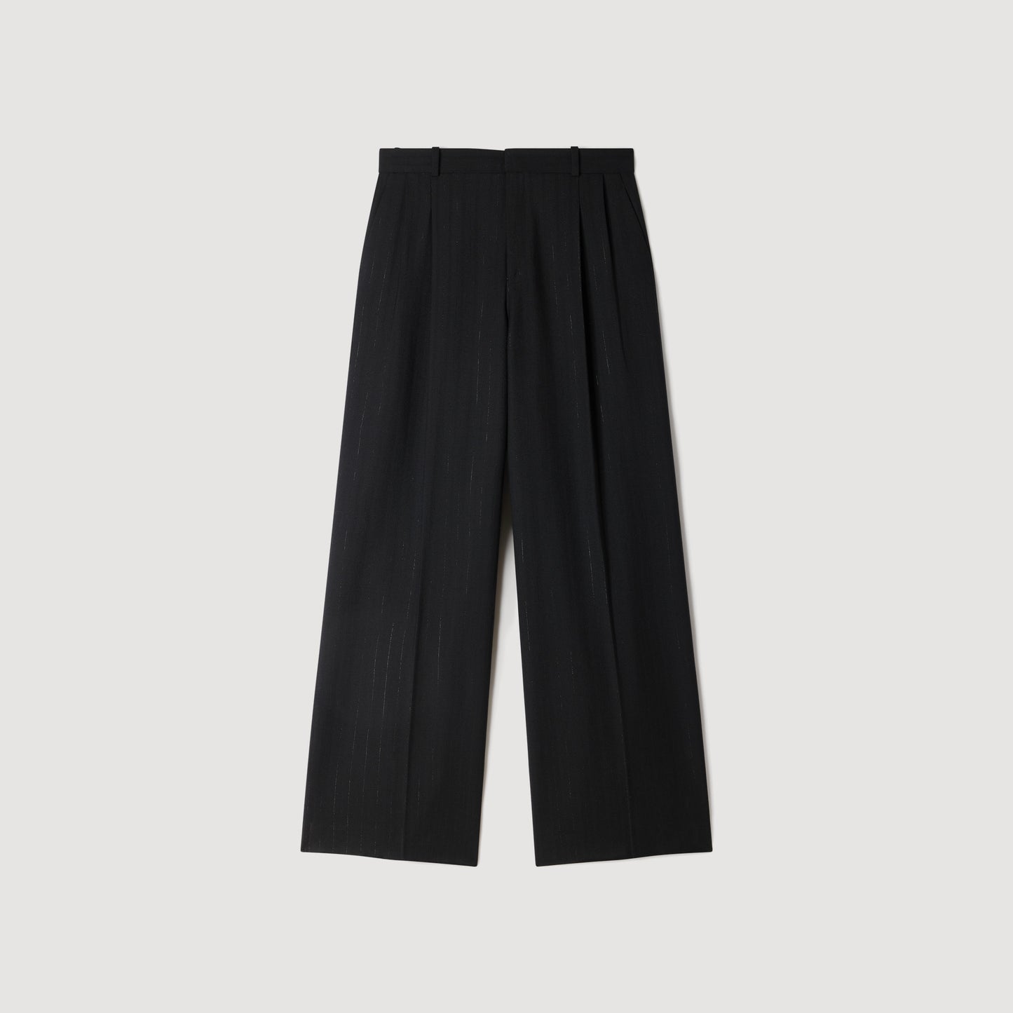 Pantalón ancho a rayas
