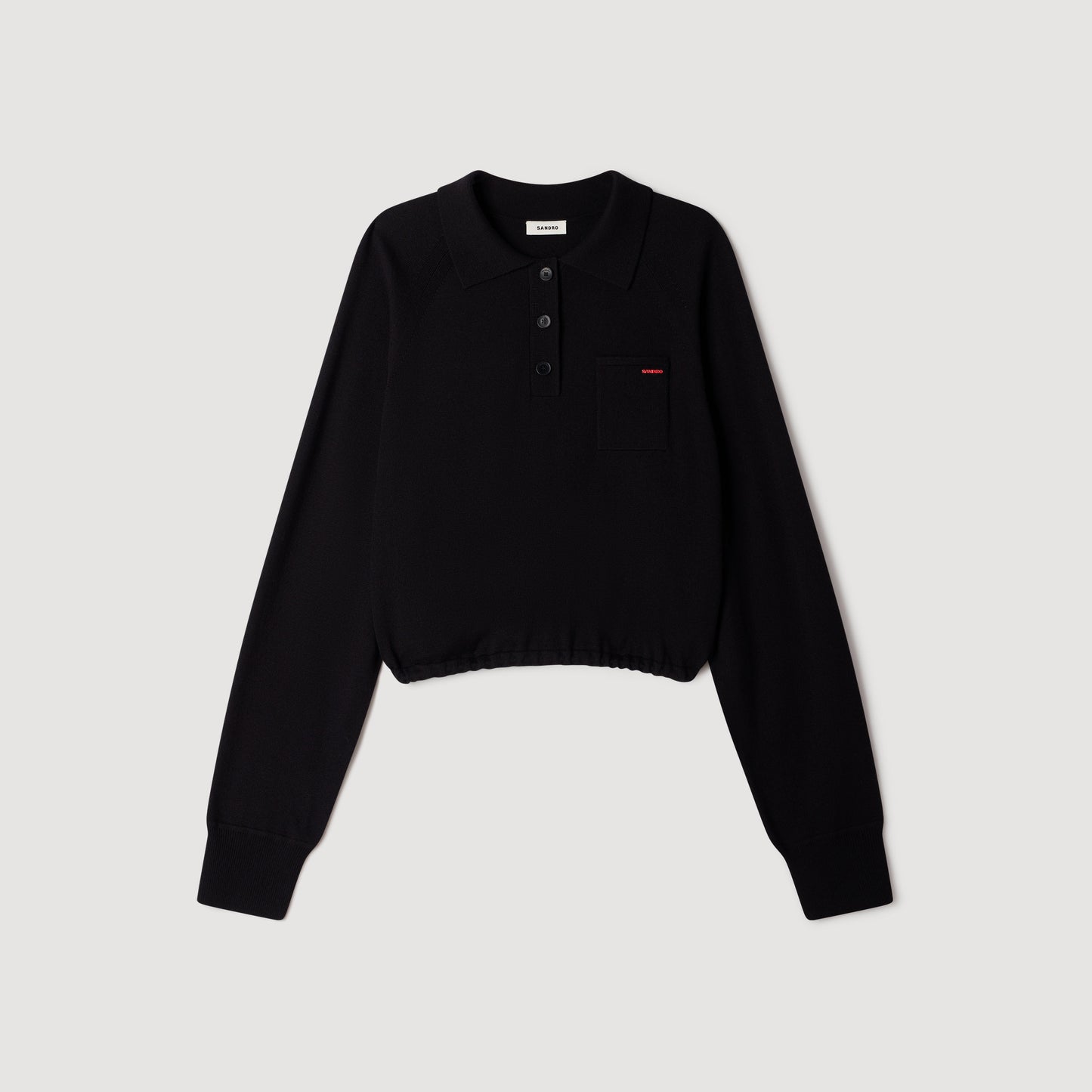 Polo de lana con logo