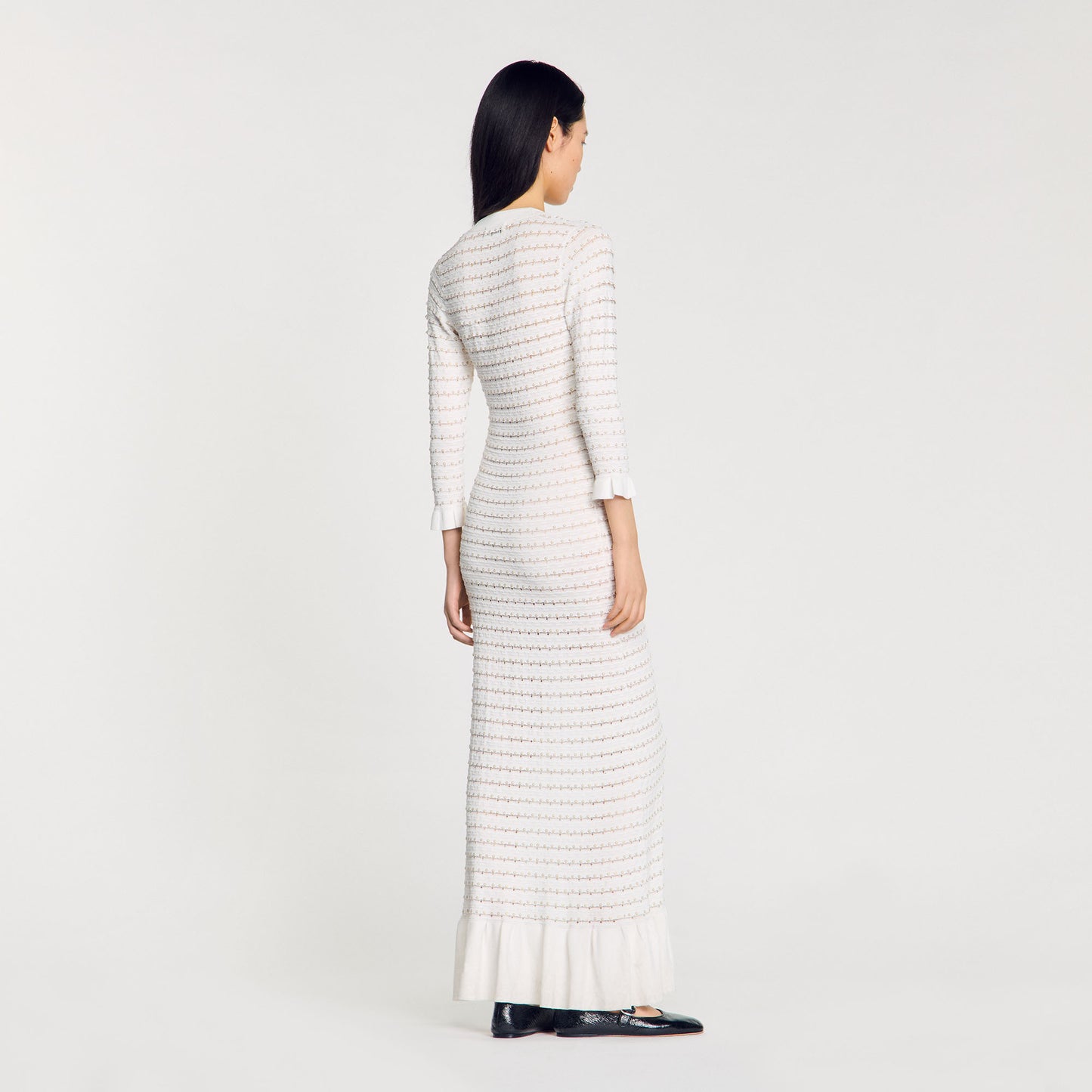 Vestido largo con pedrería
