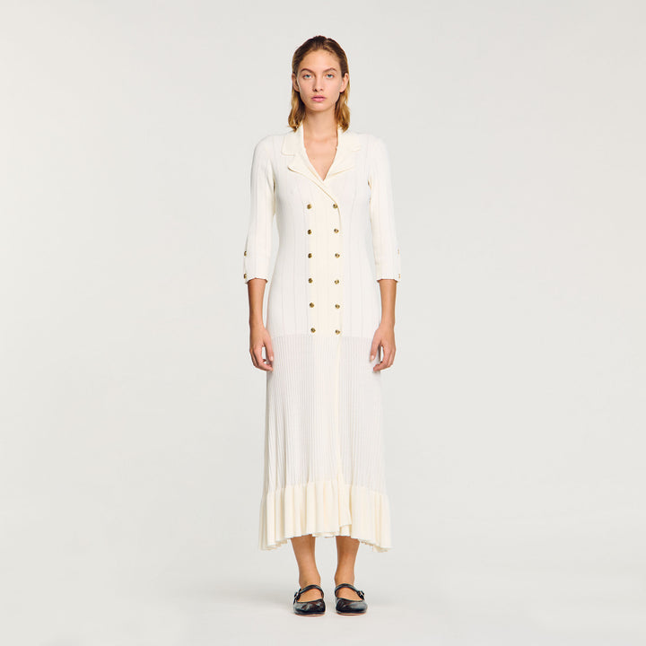 Vestido largo de punto