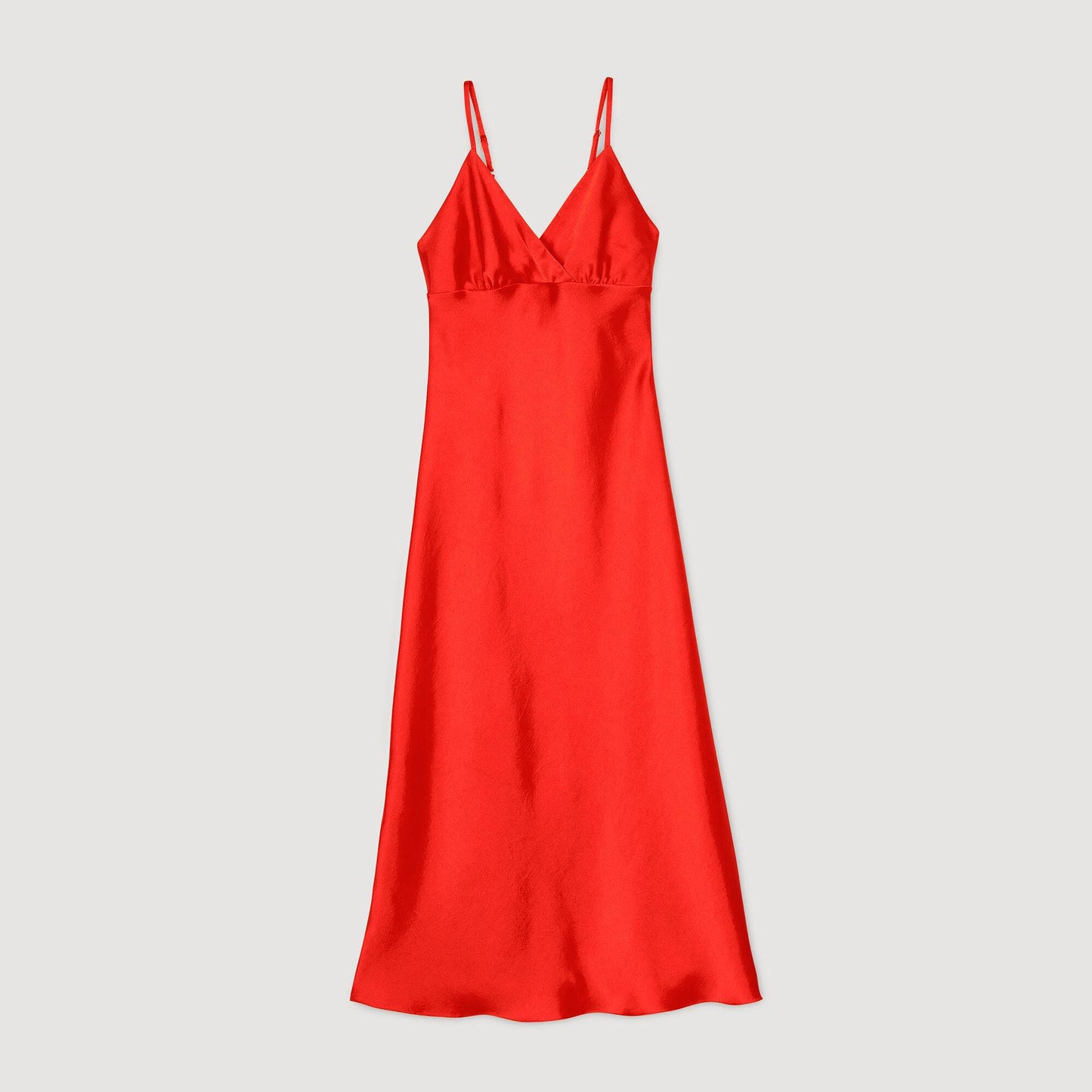 Vestido fluido sin tirantes