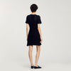 Vestido corto de punto
