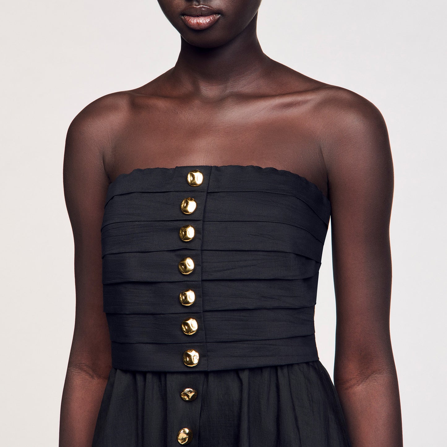 Vestido largo bustier