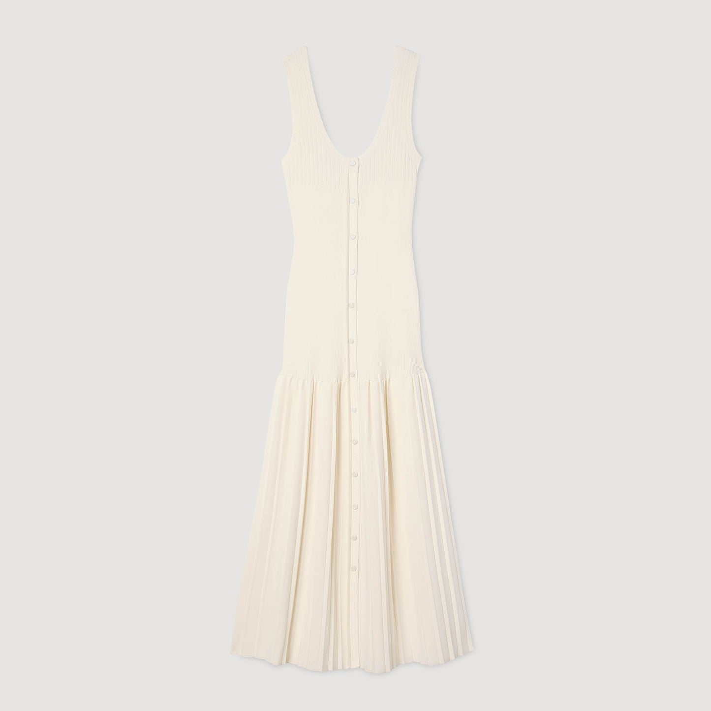 Vestido largo de punto