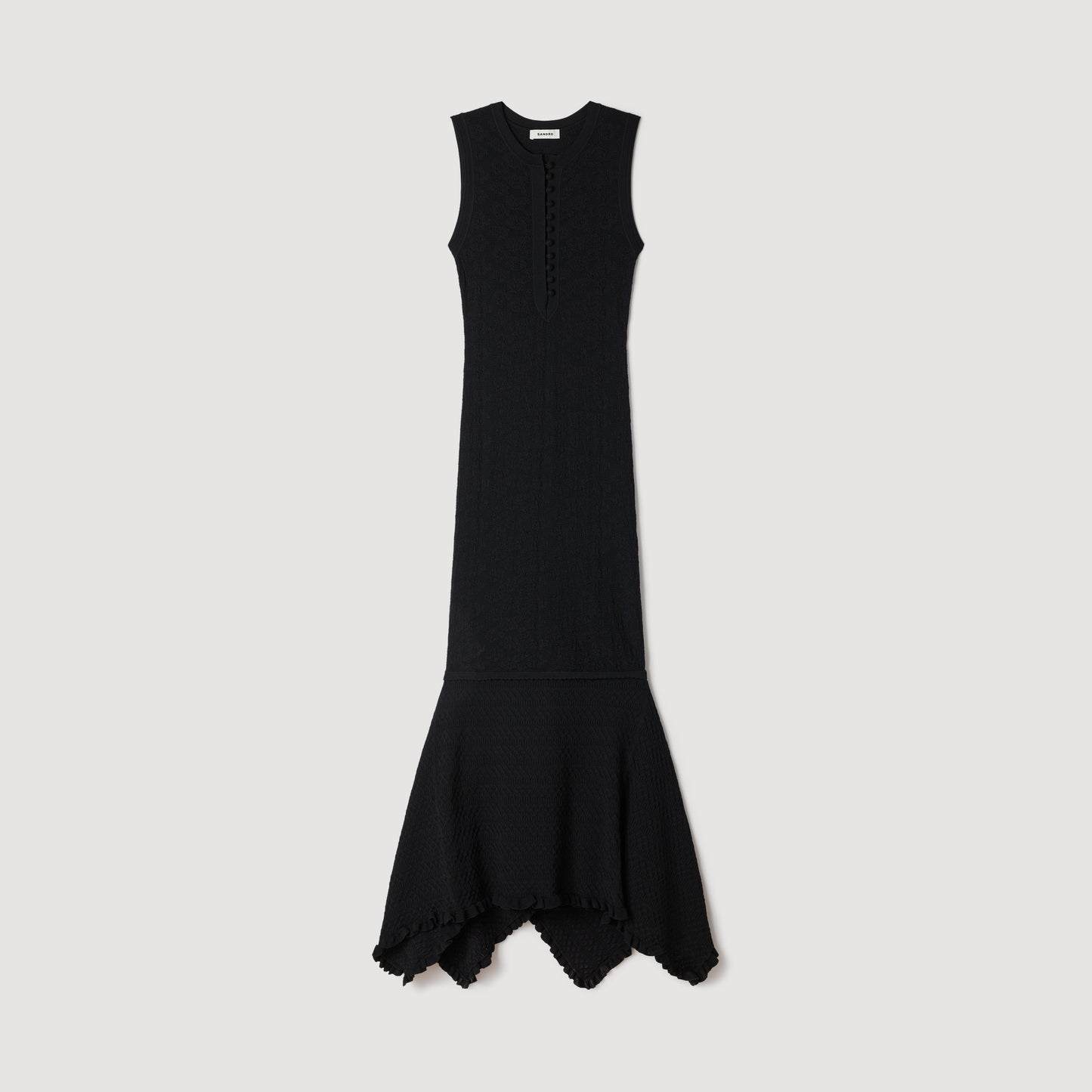 Vestido pointelle fantasía