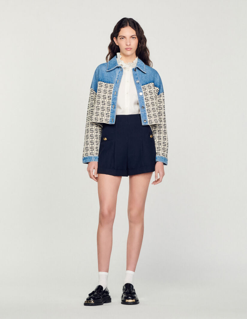 Short con dobladillo