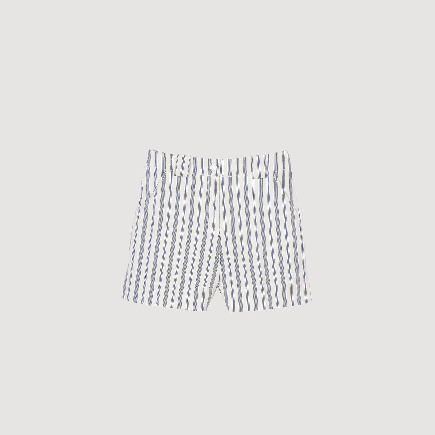 Pantalón corto a rayas