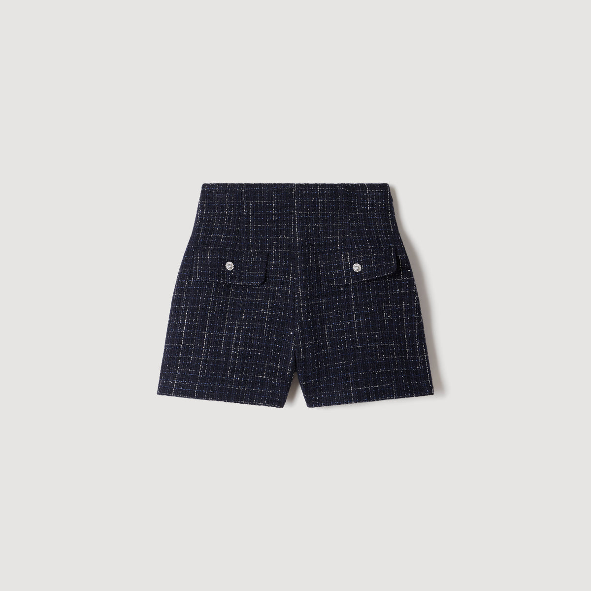 Short de tweed de fantasía