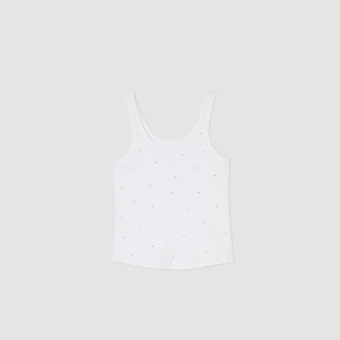 Camiseta de tirantes con strass