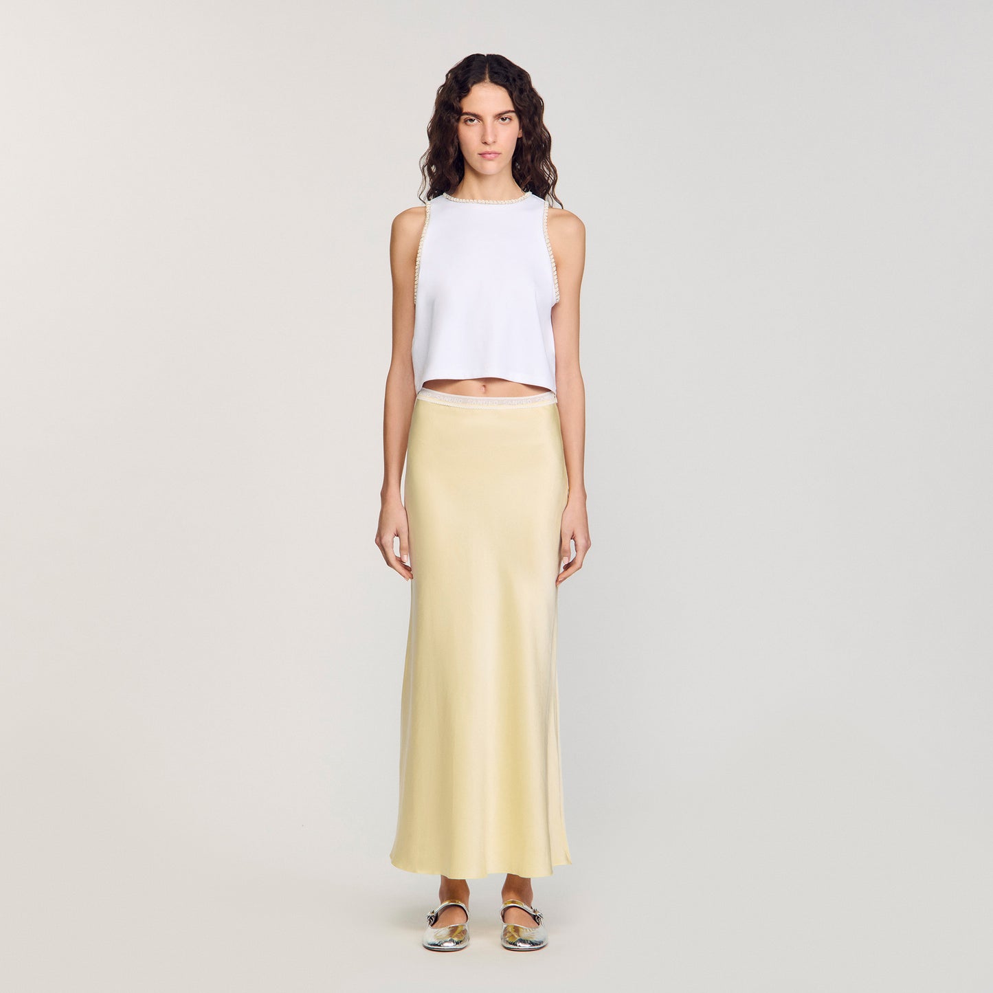 Top crop con pedrería