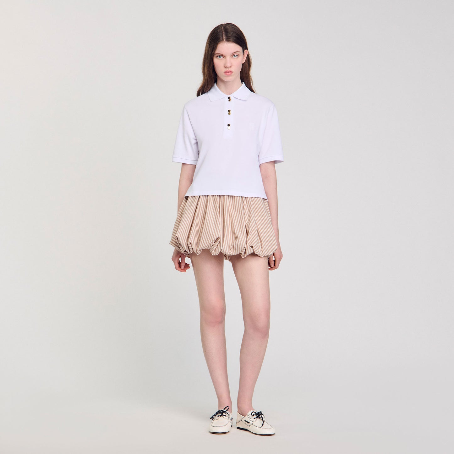 Polo con botones de fantasía