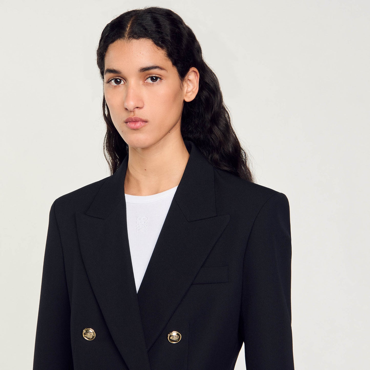 Chaqueta sastre con botonadura cruzada