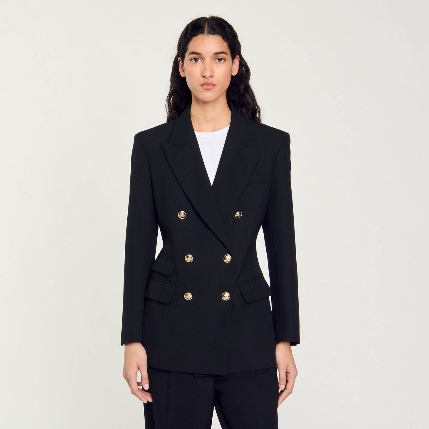 Chaqueta sastre con botonadura cruzada