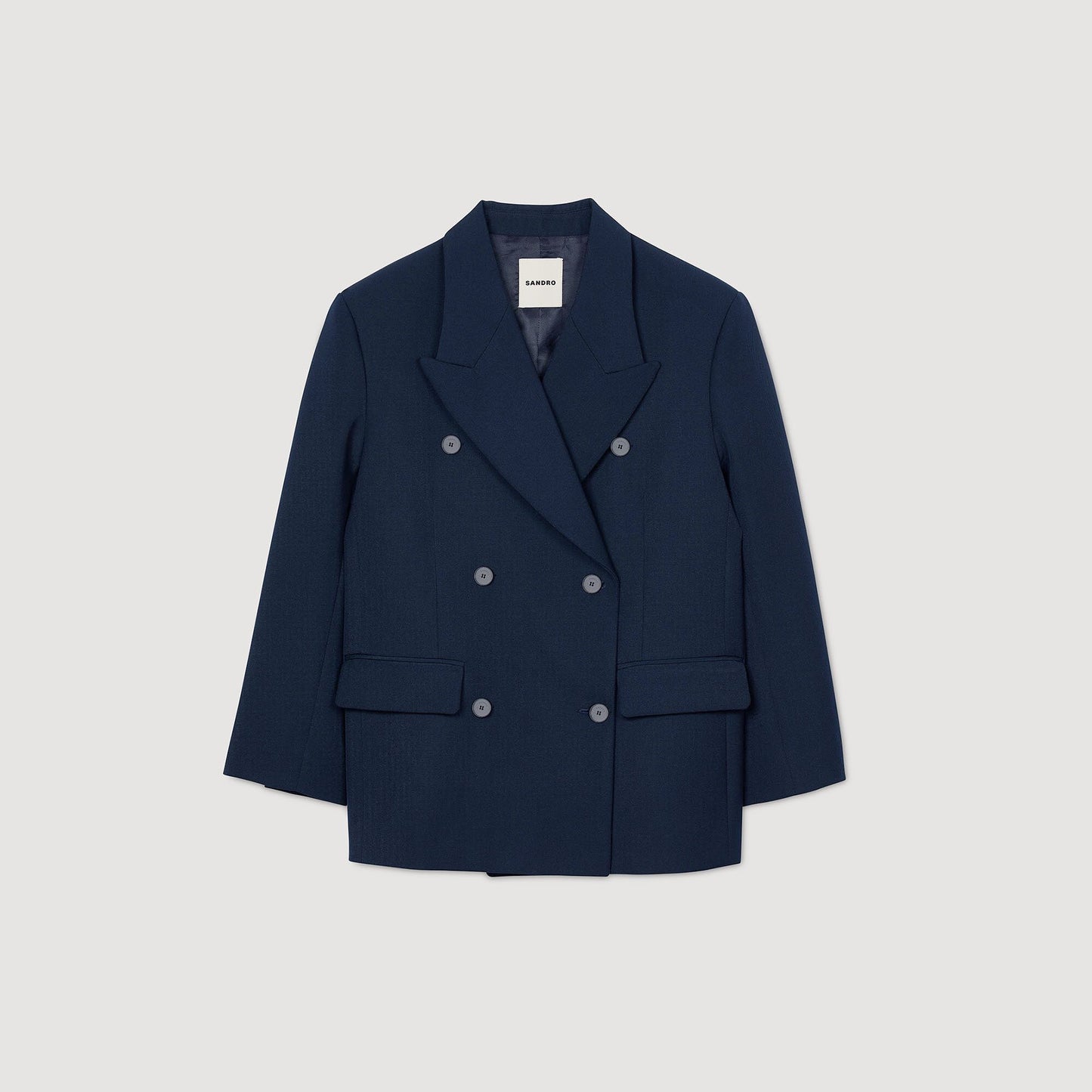 Chaqueta de traje de mezcla de lana