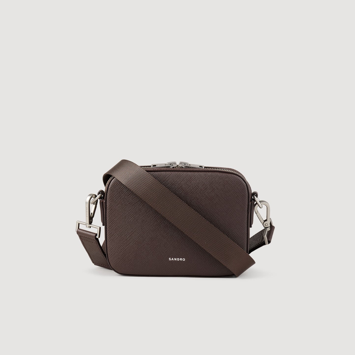 Bolso pequeño de cuero saffiano