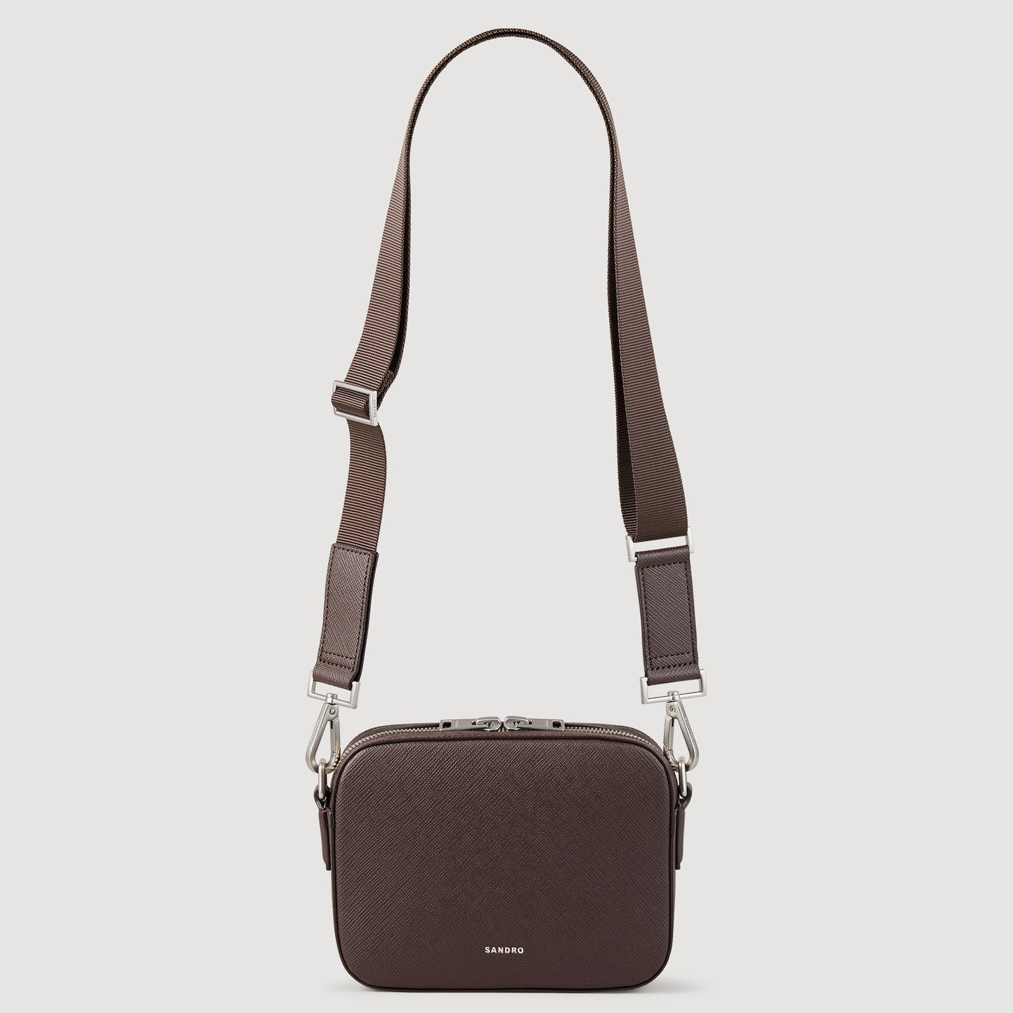 Bolso pequeño de cuero saffiano
