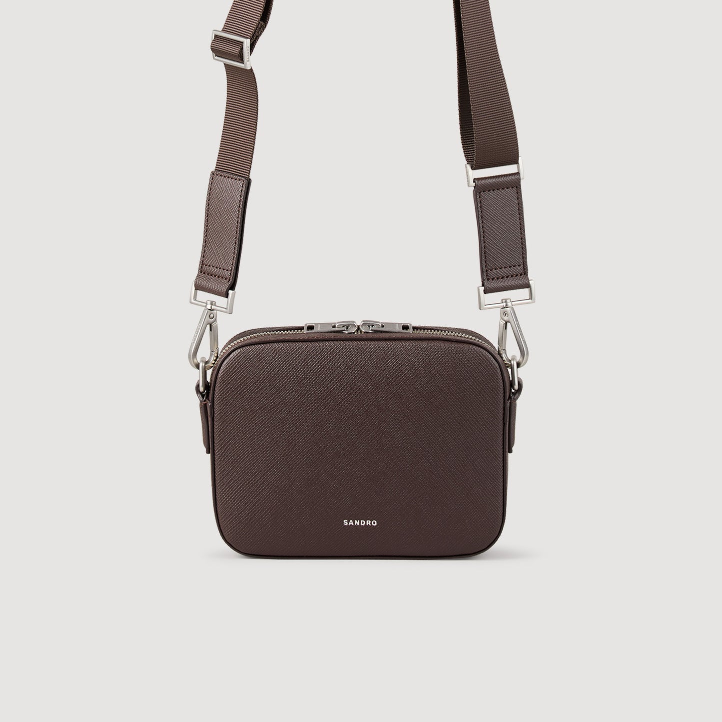 Bolso pequeño de cuero saffiano