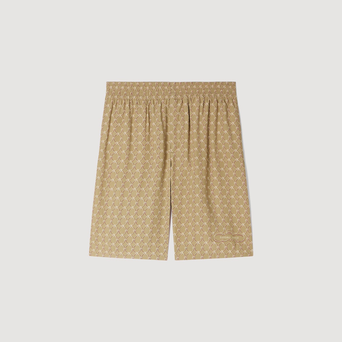 Short fluido estampado de eslabones
