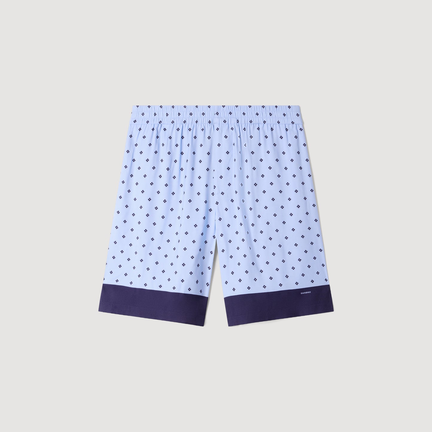 Short con motivo Square Cross