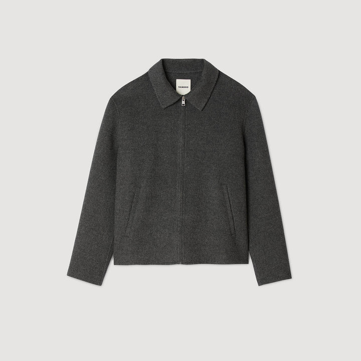 Cazadora de lana de doble cara