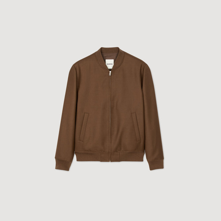 Cazadora con cremallera