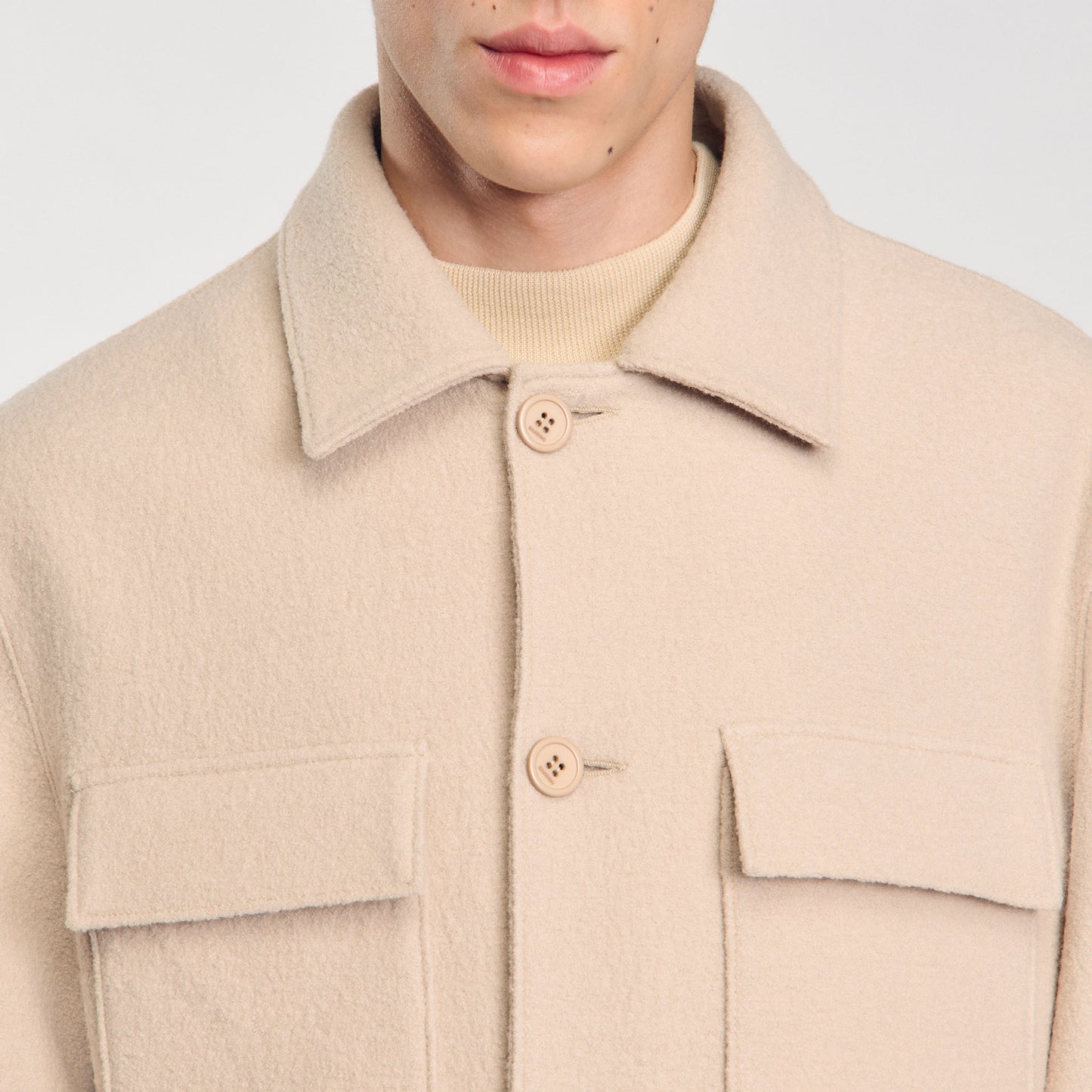 Sobrecamisa con botones