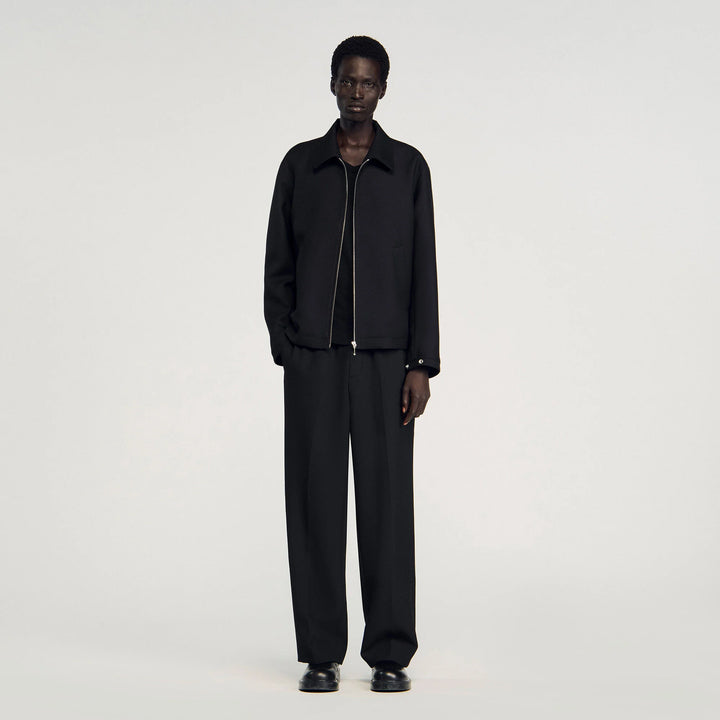 Cazadora con cremallera