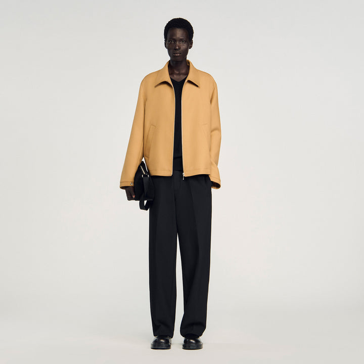 Cazadora con cremallera