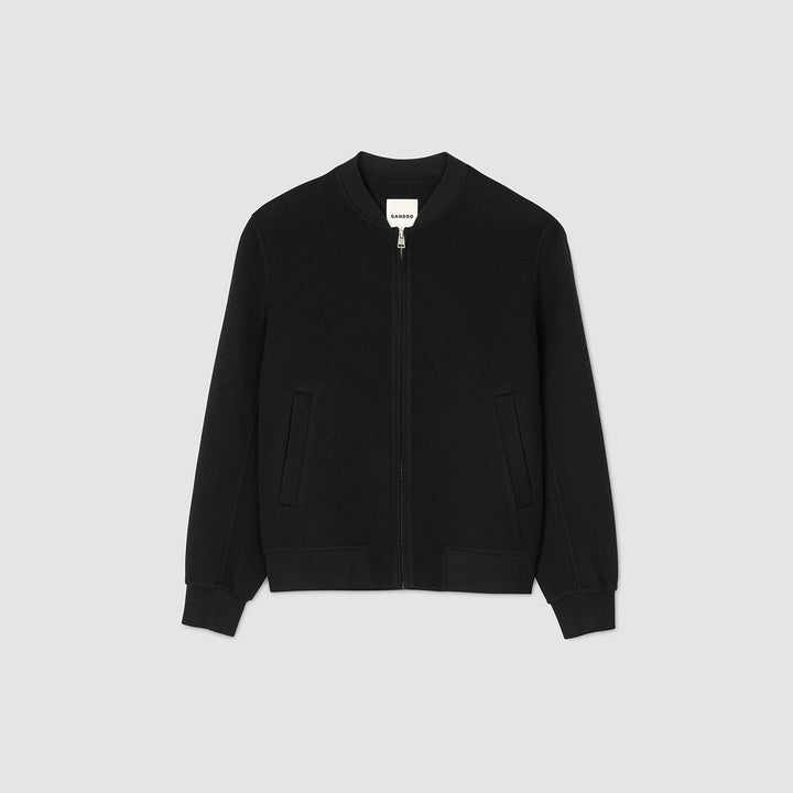 Cazadora de lana de doble cara