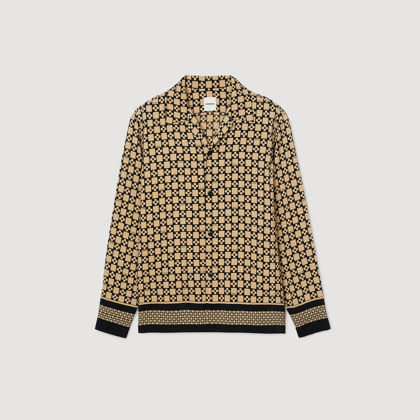 Camisa fluida estampada