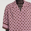 Camisa fluida con estampado Square Cross